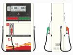 2-Nozzle Fuel Dispenser with Shorter Frame